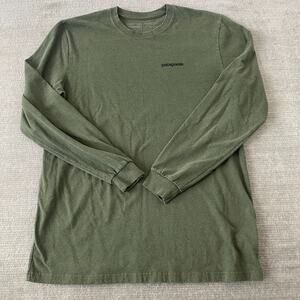 Patagonia Long Sleeve Tee - Olive Green